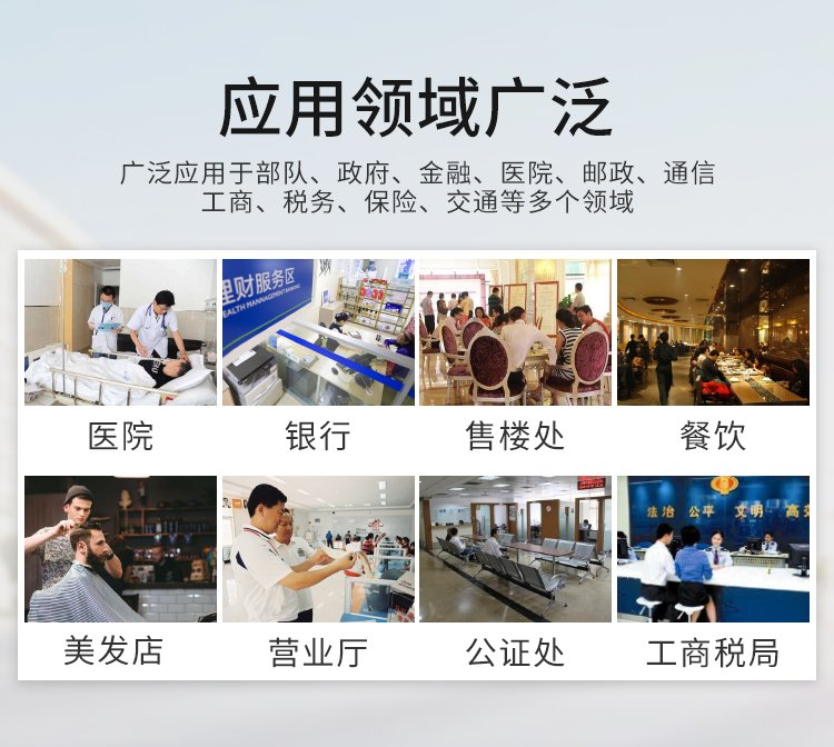 排隊叫號機應用場所